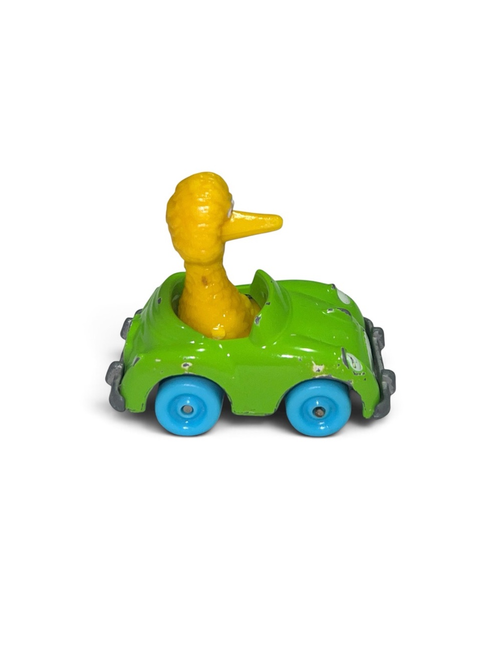 Vintage 1983 Sesame Street Big Bird Car Figure Collectible Toy 80’s Hasbro